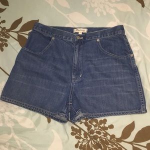 Madewell high waisted shorts size 28